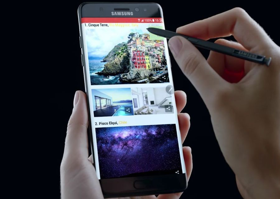 Samsung Galaxy S8 un ecran ultra fin pour le prochain Smartphone comme le Galaxy Note 7
