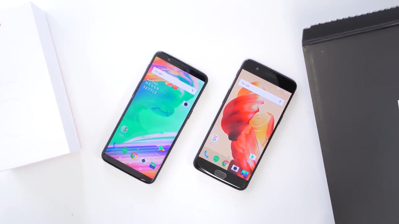 OnePlus 5T et OnePlus 5