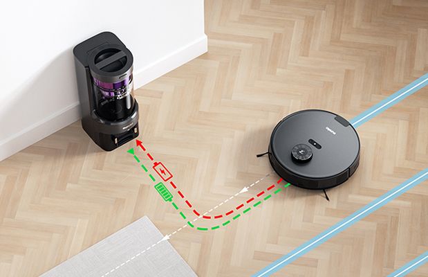 autonomie-robot-retourne-base-chargement-batterie-faible